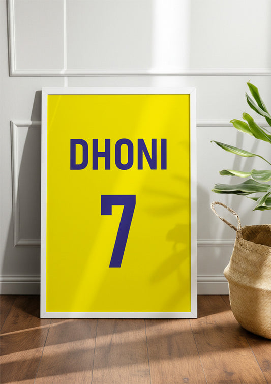 MS Dhoni | Cricket Frame & Poster