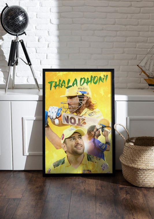 MS Dhoni | Cricket Frame & Poster