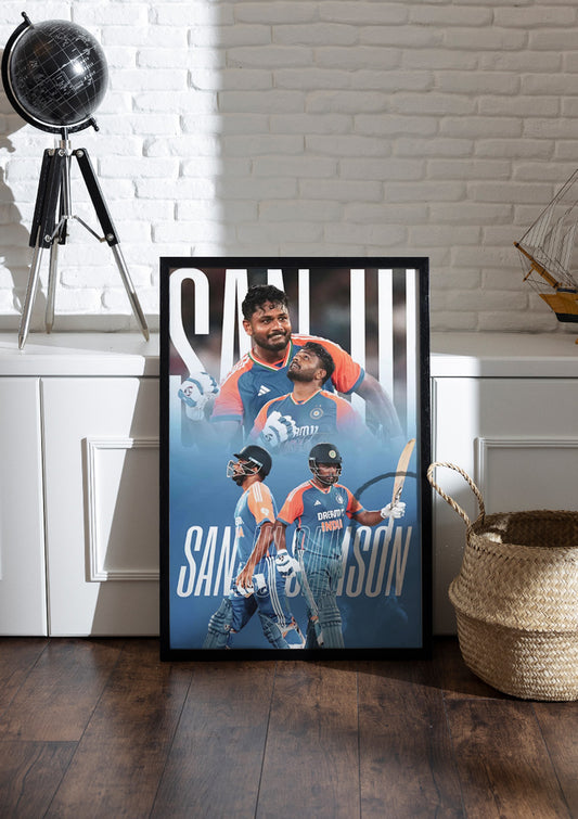 Sanju Samson | Cricket Frame & Poster