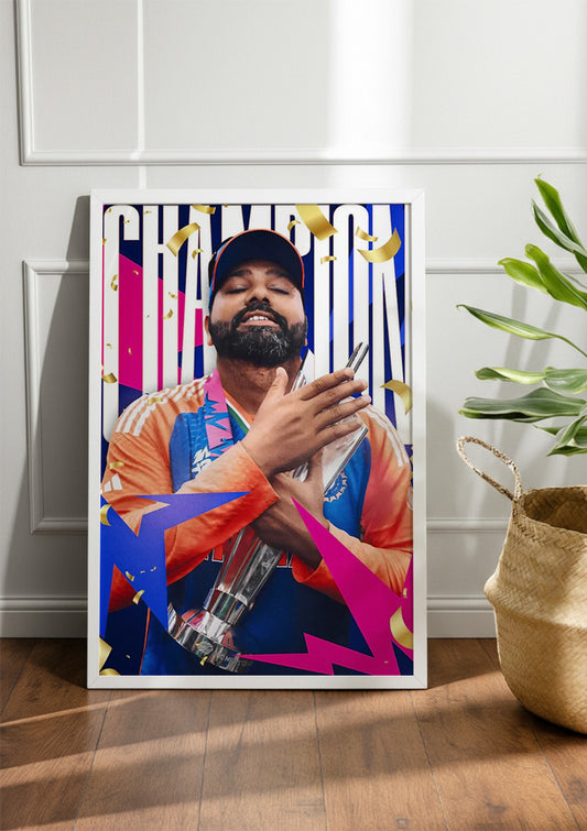 Rohit Sharma | Cricket Frame & Poster