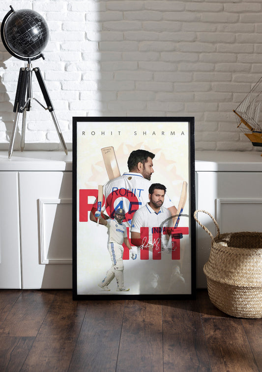 Rohit Sharma | Cricket Frame & Poster