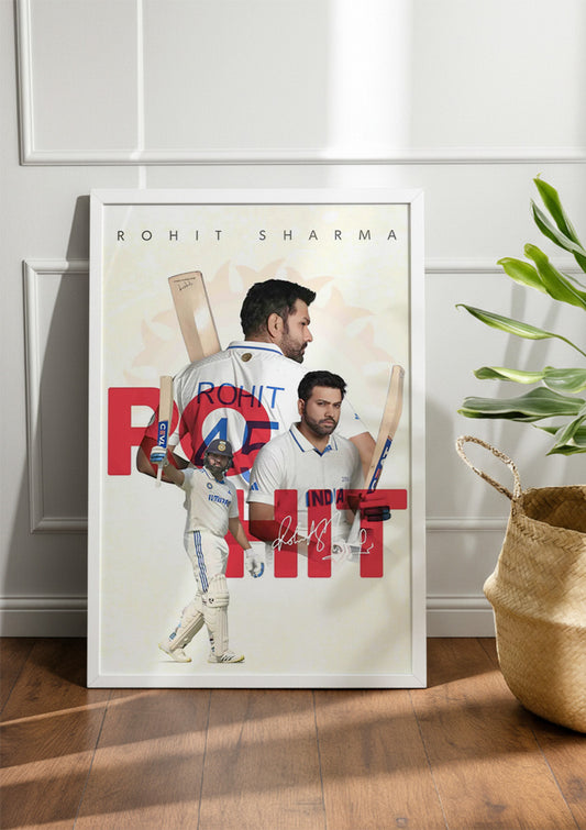 Rohit Sharma | Cricket Frame & Poster