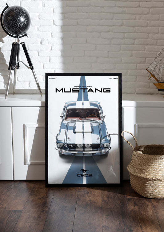 1967 Ford Mustang Shelby GT500 | Car Frame & Poster