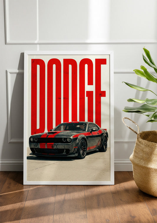 Dodge Challenger | Car Frame & Poster