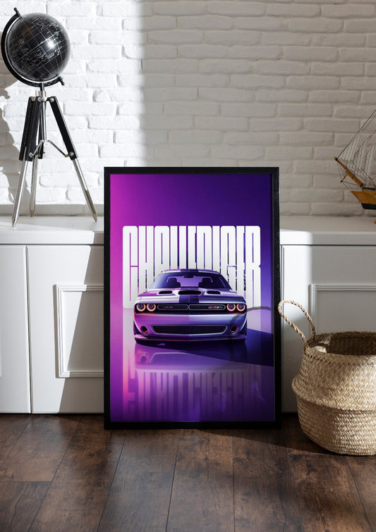 Dodge Challenger | Car Frame & Poster