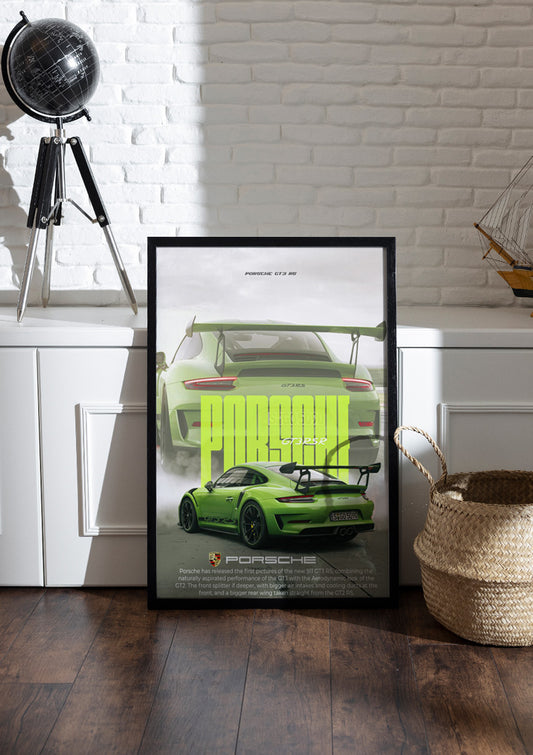 Porsche 911 GT3 RS | Car Frame & Poster