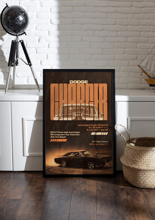 Dodge Charger  | Car Frame & Poster